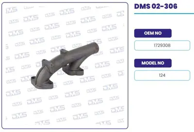 İthal 02-306 Egzoz Manıfoldu Düz Kol Scanıa P G R T 124 02-306