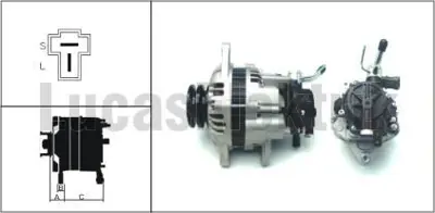 LUCAS LEA0695 Alternator 12v 75a V,P, Mıtsubıshı L300 2,5d 