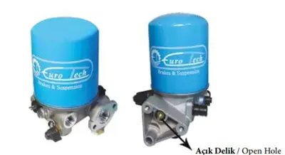 EUROTECH 327.160.0 Hava Kurutucu Komple - Daf - Mercedes-Benz - Actros Mp2 - Mp3 