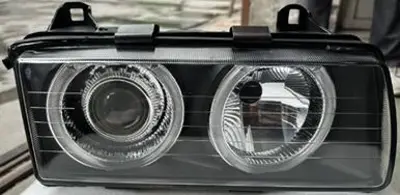 GKL 343546 Komple Far Sağ (Krıstal Sıyah Merceklı) Bmw E36 91>98 