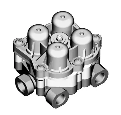 KNORR-BREMSE KNORR II38801F Dortlu Dagıtıcı Ventıl Ford-Man Tga F2000 M22x1,5 M16x1,5 