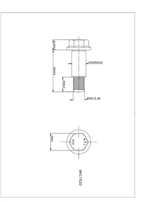 İthal BKC1620 Dısk Bağlantı Cıvatası 