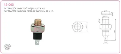 AKSA 12-003 Yag Musuru Fıat Traktor 1U092648Z 1U0A2648Z 1U0M2648Z 3395842 3868298 3898005 3975890 3983657 4851570 7700423363