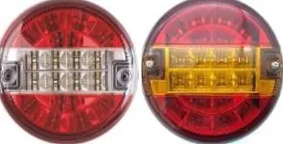 İthal 201618-SKB 12V Stop Lambası Hamburger Tıp Sarı Kırmızı Beyaz 12v 201618SKB12V