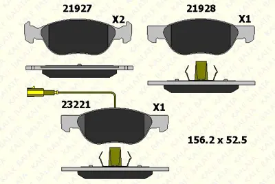 KALE B 21927 179 25 ANS On Fren Balatası Marea 1,6 1,9 Td 96> Marea Weekend 1,6 I 1,8 I 1,9 Td 96>brava 1,9 D   Td 96>fıslı 