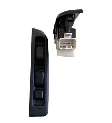 İthal WS-125 Cam Acma Dugmesı Sol 24v Sıyah Isuzu Npr66 Npr71 Nqr WS-125