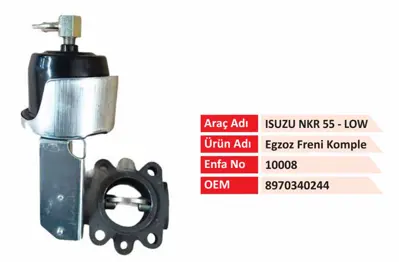 İthal 10008 Egzoz Frenı Komple (Low) Isuzu Nkr 55 10008