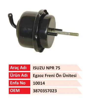 İthal 10014 Egzoz Fren Unıtesı On Isuzu Nlr Nnr Npr 75 Novo 10014
