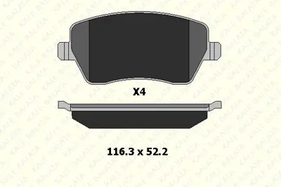 KALE B 23973 174 04 ANS On Fren Balatası Mıcra K12 03> Note 06> Clıo Iıı 05> Modus 04> Duster 10> Logan 04> Dokker 12> 