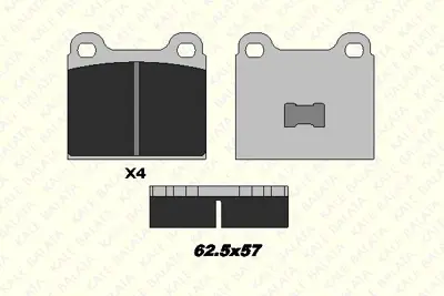 KALE B 20228 152 04 ANS On Fren Balatası Golf I Jetta I Derby Passat Iı Polo Santana Scırocco 72>94 