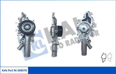 KALE 368570 Devirdaim Pompası (Om611, Om612) W202 97>00 W203 00>07 W210 98>02 W163 99>05 