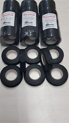 İthal 8551 Bez Bant 19mm X 15 Mt Tuylu Sıyah 8551
