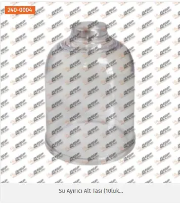 IMSP 240-0004 Su Ayırıcı Fıltre Alt Tası (10-Luk) Man Tga 01> Tgx-Tgs D2066 D2676 06> 