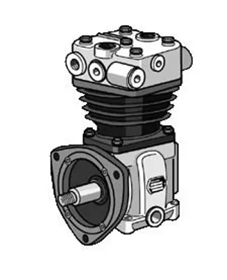 KNORR-BREMSE K017428 Hava Kompresoru Komple Tek Kafa - Ford Cargo - 3230-2532-3232-3532 (Lp3974) 