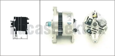 LUCAS LEA0069 Alternator A127 12v 67a Nıssan Prımera 1,6,1,6ı 