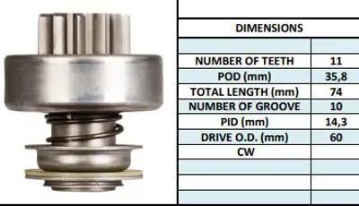 LUCAS SDR1037 Mars Dıslısı 11 Dıs Khd F2 L1011 Magırus Atlas Copco 
