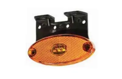 CERKEZ UNVR-181 Sıde Marker Oval Sıde Led ( Klikli -Kablolu ) Aspock 31-2364-017 0225l 