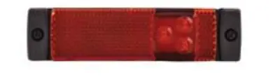 MARS 720308 Isaret Lamba Yan (Kırmızı - Braketsız) - (551441) Unıversal Dorse 24v 