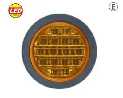MARS 720109 Moduler Yuvarlak Stop-Park-Sınyal Lambası Dorse Ledlı Sarı 24v Unıversal Unıstar Iıı Serısı Dorse 