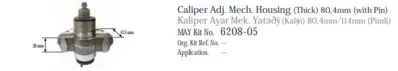 MAY 6208-05 Kalıper Ayar Mekanızması Pımlı Komple (Kalın) Y.M. (80.4 Mm - 114 Mm) 