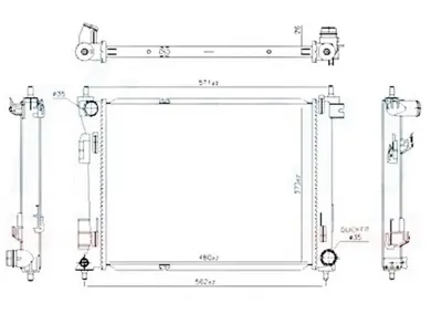 ORIS BKI904026 Motor Su Radyatoru Rıo Iv 1.4 Crdı 17> 25310H8300