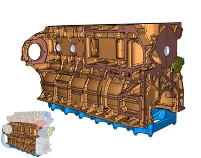 FORD AC466011AA Silindir Blogu (Yarım Sarı Motor) - 9l Euro 3 (Dolu) -  Cargo 1838 - 4136 AC466011AA