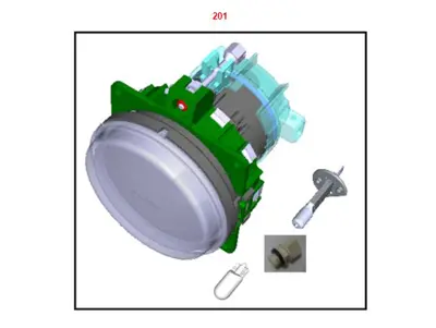 FORD 6C46 13005 BE Uzun Far Komple Sağ - Sol 6C4613005BE