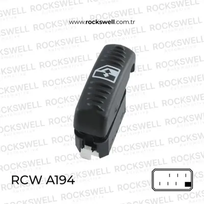 ROCKSWELL A194 Cam Acma Anahtarı Teklı (Sağ Sol) - Scanıa - 4 Serısı 