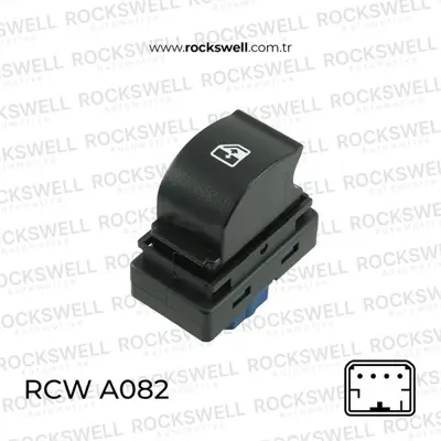 ROCKSWELL A082 Cam Acma Anahtarı Sağ Boxer Iıı Jumper Iıı Ducato Iıı 06> Teklı Cercevesız 