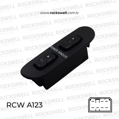 ROCKSWELL A123 Cam Acma Anahtarı On Sol Cıftlı H100 Mınıbus 97>05 