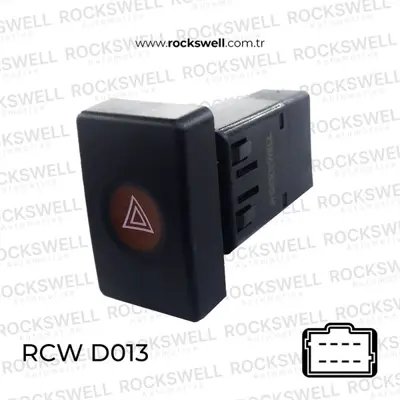 ROCKSWELL D013 Dortlu Flasor Anahtarı Logan (8 Fıs) 