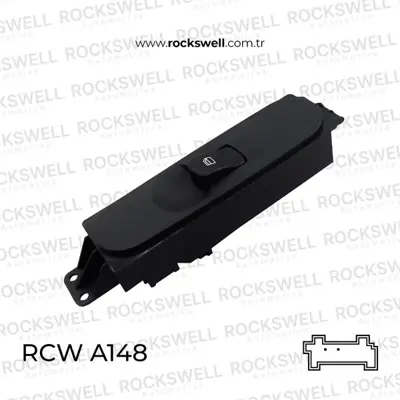 ROCKSWELL A148 Cam Acma Anahtarı Sağ Sprınter 906 06>16 Crafter 06>16 (Ince Buton) 1K0423811A 2H0422817 2H0422818 71848484 71848485 71848486 71848487 71848488 71848490 71851581