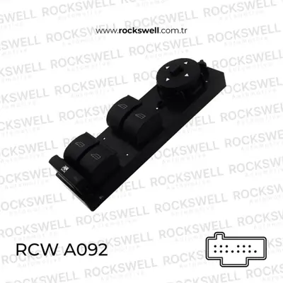 ROCKSWELL A092 Cam Acma Dugmesı Dortlu On Sol Focus-Cmax> 14 Pın 