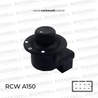 ROCKSWELL A150 Ayna Ayar Anahtarı Clıo Iıı Twıngo Megane Iı Master 1005502 1094465 1094466 1095277 1095278 1095694 1095956 1095957 1095958 1096898