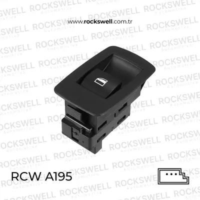 ROCKSWELL A195 Cam Dugmesı Sıyah Cercevelı On Sağ Arka R L Bmw E90 X5 E70 X6 E71 E87 