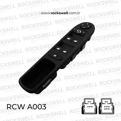 ROCKSWELL A003 Cam Acma Anahtarı Kumanda Anahtarı On Sol P307-C5 Iı Dortlu9 Pın Cercevesız 