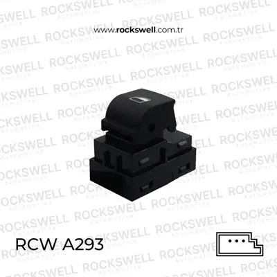 ROCKSWELL A293 Cam Dugmesı On R Arka R-L 4 Pın Bmw F01 F02 F07 F10 F11 F12 F13 F18 