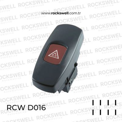 ROCKSWELL D016 Flasor (Dortlu) Anahtarıı Brava Marea 