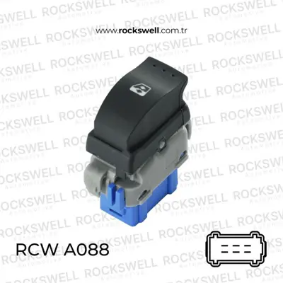 ROCKSWELL A088 Cam Acma Anahtarı Sağ Master Iıı Kangoo Iıı Duster 