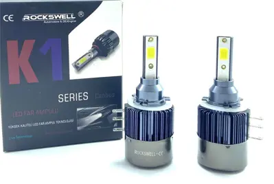 ROCKSWELL K1 010 Led Far Ampulü 6000 Kelvın 8000 Lümen 