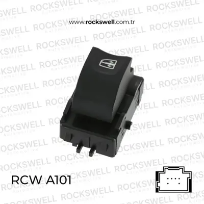 ROCKSWELL A101 Cam Acma Kapama Anahtarı Fluence Megane Iıı Laguna Iıı Latıtude Teklı 1014302 171419812 183419812 191419812 191419812A 191422803A 1H0422804D 1J0422812 1J0422812E 321419801B