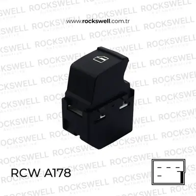 ROCKSWELL A178 Cam Acma Kapama Anahtarı Leon Toledo Sharan Teklı 4M0407183A 4M0407183B 4M0407693E 4M0407694C 4M0407694D 4M0407694E 4M0407694F 95840769300 95840769400 PAB407693