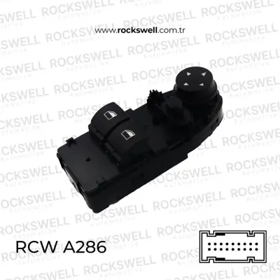 ROCKSWELL A286 Cam Anahtarı On Sol (Katlamasız) Bmw E87 E81 E92 