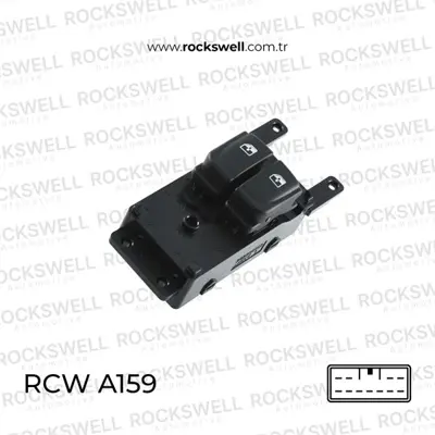 ROCKSWELL A159 Cam Acma Kapama Anahtarı Sol I20 08 14 Cıftlı 