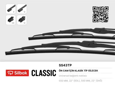 SİLBAK SS43TP Silecek Supurgesı 560mm Daf 95310 330 106587 