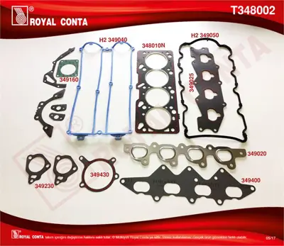 ROYAL CONTA T348002 Takım Conta 938X6014BA