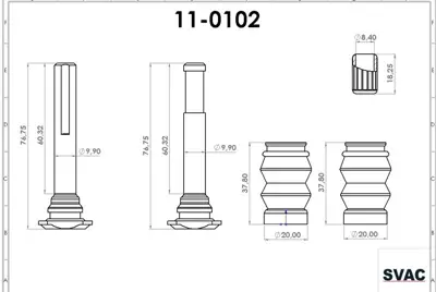 SVAC 11-0102 Arka Kalıper Burc Tamır Takımı V347 06> 