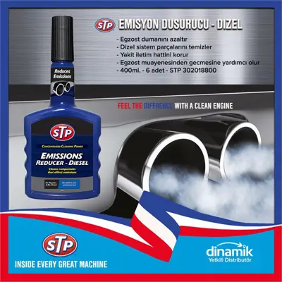 İthal 302018800 Stp® Egzozt Dumanı Düşürücü Yakıt Katkısı Dizel 400ml. 302018800