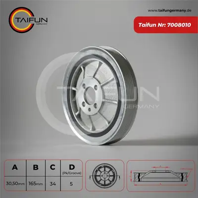 İthal 7008010 Krank Kasnağı Z19dt Z19dtl Vectra C Astra H Fıat Bravo Iı 1.6d 2.0d Multıjet 08 Egea Sedan Hb 1.6d 