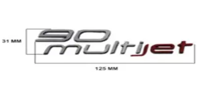 İthal AF-1077 Model Yazısı 90 Multıjet Doblo 10> AF1077